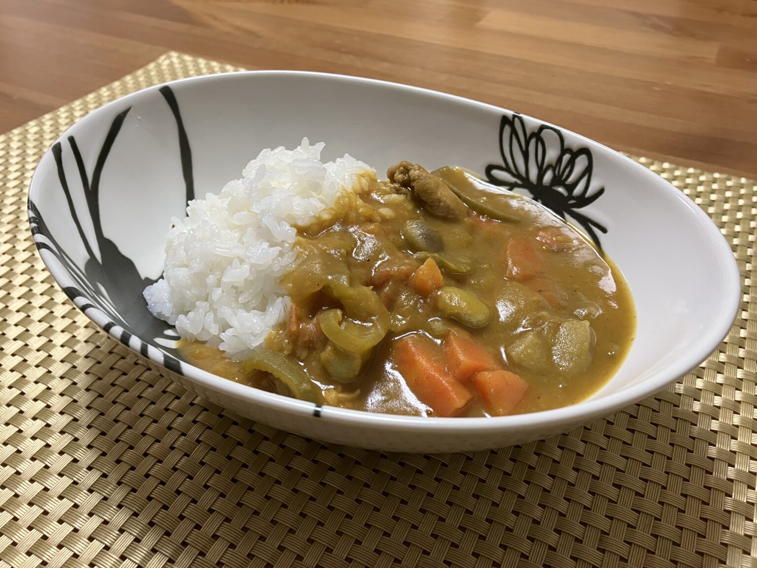 【緑黄色野菜のカレーのレシピ/作り方】