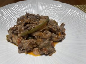 牛肉のメキシコ風いため